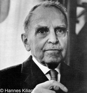 Porträt <b>Otto Hahn</b>, Copyright Hannes Kilian, Foto 1964 ... - otto_hahn_1964_prot